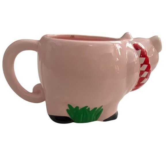 Papel Freelance Farm Pig W/ Hankerchief Ceramic Mug/Planter0GUC - Picture 4 of 6